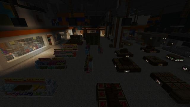 Screenshot of the Minecraft Bedrock Marketplace product Survive in a Grocery Store created by Lifeboat.