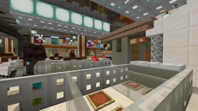 Screenshot of the Minecraft Bedrock Marketplace product Survive in a Grocery Store created by Lifeboat.