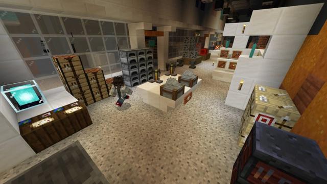Screenshot of the Minecraft Bedrock Marketplace product Survive in a Grocery Store created by Lifeboat.