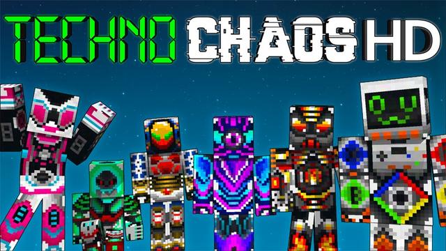Thumbnail of the Minecraft Bedrock Marketplace product Techno Chaos HD created by Lifeboat.