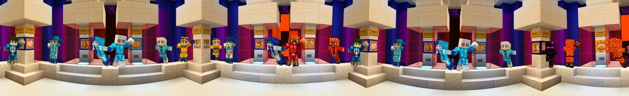 Panorama of the Minecraft Bedrock Marketplace product Teen Superheroes created by Lifeboat.