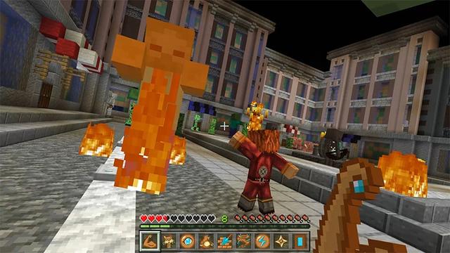 Screenshot of the Minecraft Bedrock Marketplace product Teen Superheroes created by Lifeboat.