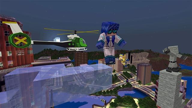 Screenshot of the Minecraft Bedrock Marketplace product Teen Superheroes created by Lifeboat.