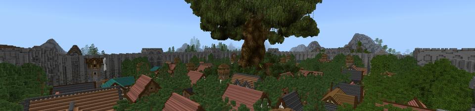 Panorama of the Minecraft Bedrock Marketplace product The Crystal of Life created by Lifeboat.