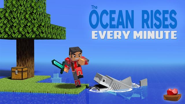 Thumbnail of the Minecraft Bedrock Marketplace product The Ocean Rises Every Minute created by Lifeboat.