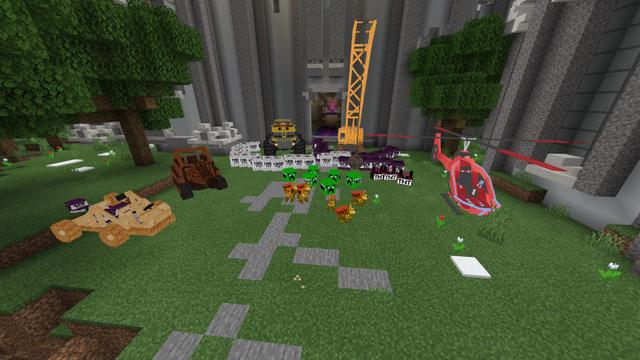 Screenshot of the Minecraft Bedrock Marketplace product TNT: Demolition City created by Lifeboat.