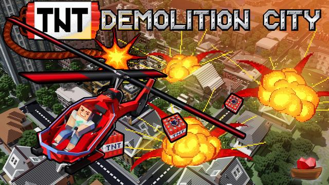 Thumbnail of the Minecraft Bedrock Marketplace product TNT: Demolition City created by Lifeboat.