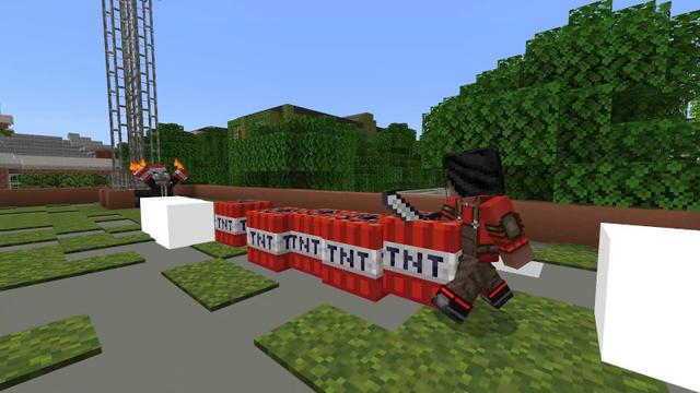 Screenshot of the Minecraft Bedrock Marketplace product TNT Mob Fusion created by Lifeboat.