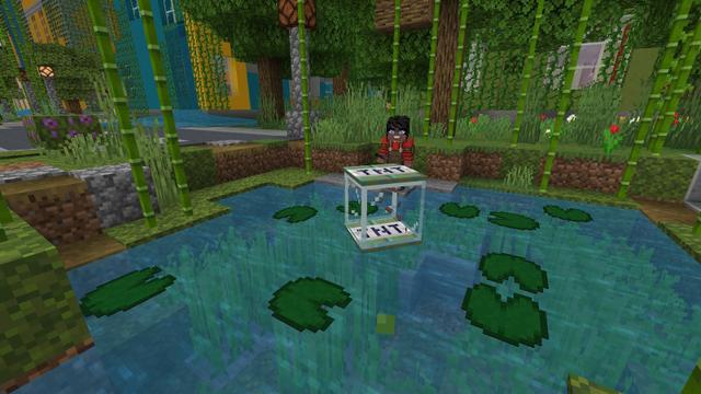 Screenshot of the Minecraft Bedrock Marketplace product TNT Mob Fusion created by Lifeboat.