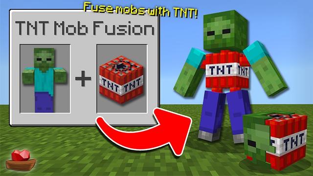Thumbnail of the Minecraft Bedrock Marketplace product TNT Mob Fusion created by Lifeboat.