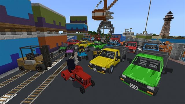 Screenshot of the Minecraft Bedrock Marketplace product Trains, Planes & Automobiles 3 created by Lifeboat.