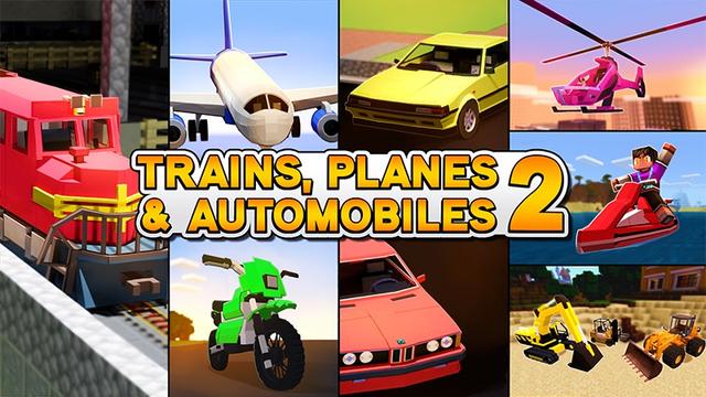 Thumbnail of the Minecraft Bedrock Marketplace product Trains, Planes & Automobiles 2 created by Lifeboat.