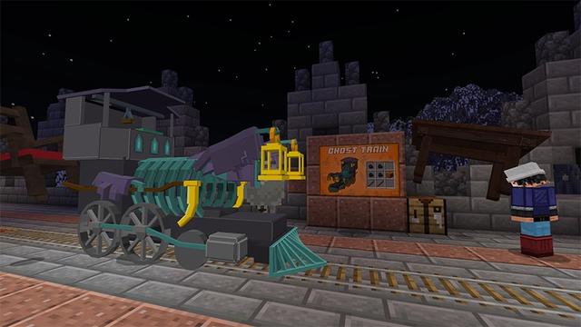 Screenshot of the Minecraft Bedrock Marketplace product Transylvania Trains created by Lifeboat.