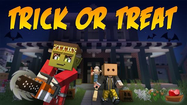 Thumbnail of the Minecraft Bedrock Marketplace product Trick or Treat created by Lifeboat.