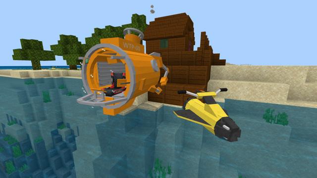 Screenshot of the Minecraft Bedrock Marketplace product Underwater Base created by Lifeboat.