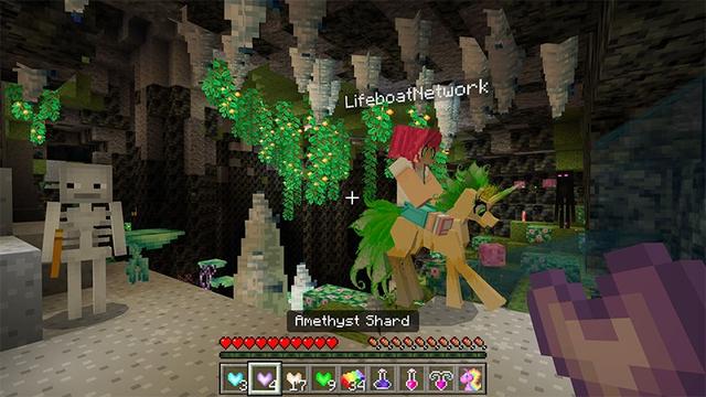 Screenshot of the Minecraft Bedrock Marketplace product Unicorn Ranch Mashup created by Lifeboat.