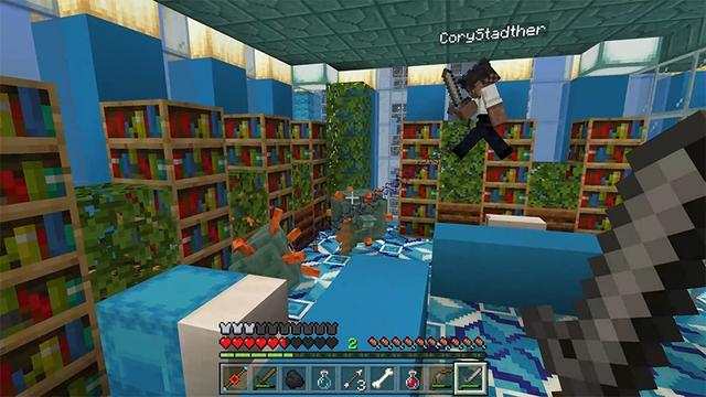 Screenshot of the Minecraft Bedrock Marketplace product $1 vs $1,000,000 Hotel created by Lifeboat.