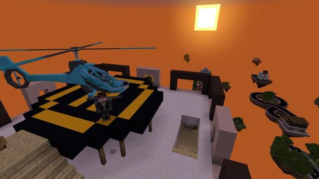 Screenshot of the Minecraft Bedrock Marketplace product Vehicle Skyblock created by Lifeboat.