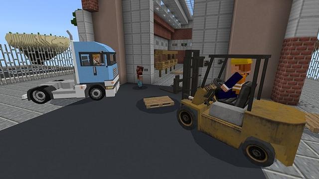 Screenshot of the Minecraft Bedrock Marketplace product Vehicle Skyblock created by Lifeboat.