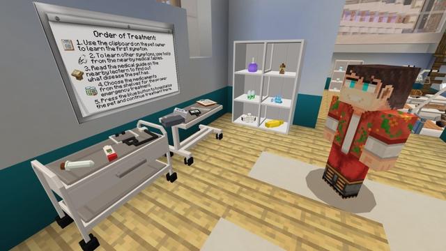 Screenshot of the Minecraft Bedrock Marketplace product Vet Roleplay created by Lifeboat.