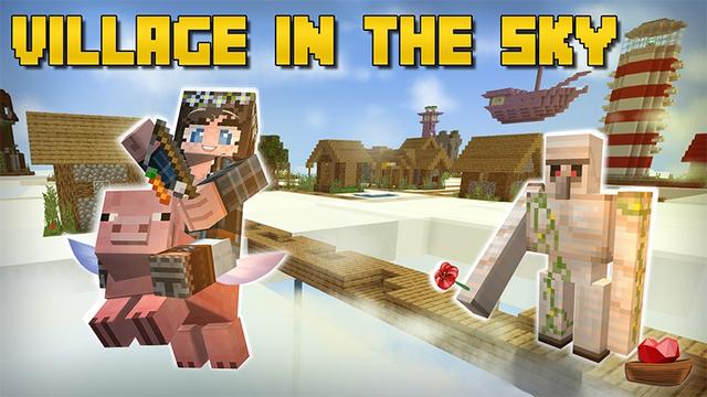 Thumbnail of the Minecraft Bedrock Marketplace product Village in the Sky created by Lifeboat.