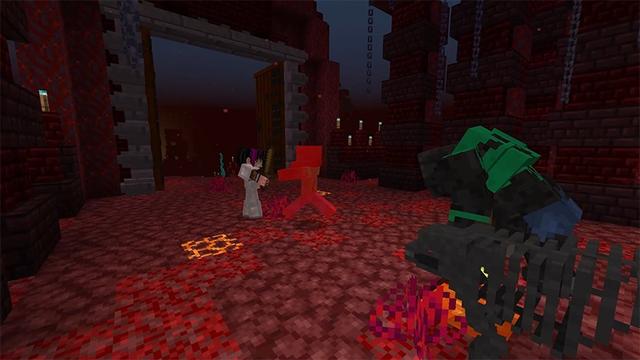 Screenshot of the Minecraft Bedrock Marketplace product Villagers vs. Wither created by Lifeboat.