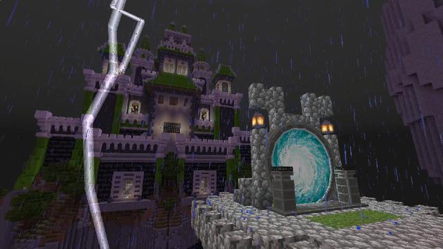 Screenshot of the Minecraft Bedrock Marketplace product Villagers vs. Zombies created by Lifeboat.