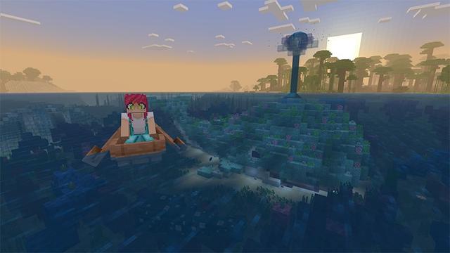 Screenshot of the Minecraft Bedrock Marketplace product Warm Ocean Mobs created by Lifeboat.