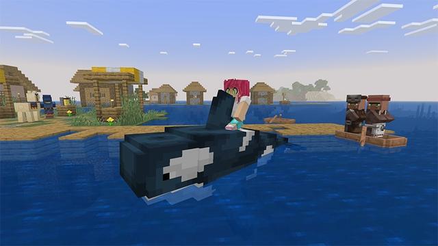 Screenshot of the Minecraft Bedrock Marketplace product Warm Ocean Mobs created by Lifeboat.