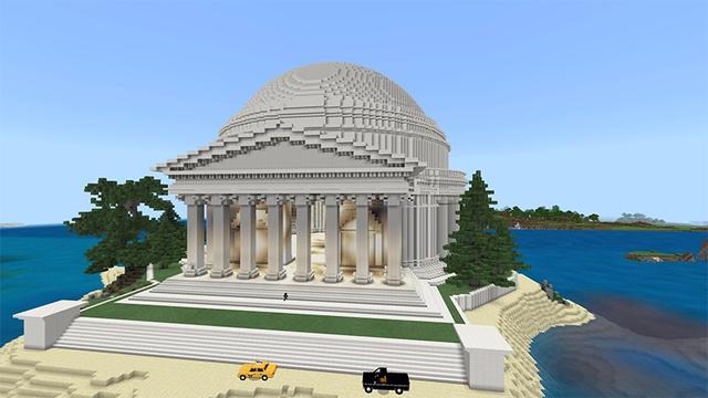 Screenshot of the Minecraft Bedrock Marketplace product Washington D.C. created by Lifeboat.