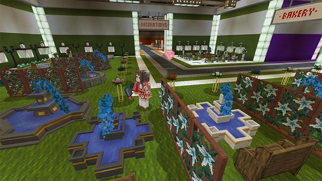 Screenshot of the Minecraft Bedrock Marketplace product Wedding Furniture created by Lifeboat.