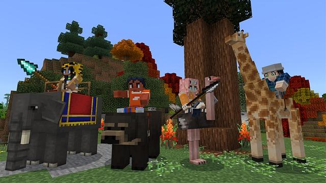 Screenshot of the Minecraft Bedrock Marketplace product Wilderness Add-On created by Lifeboat.