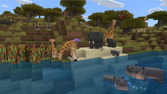 Screenshot of the Minecraft Bedrock Marketplace product Wilderness Add-On created by Lifeboat.