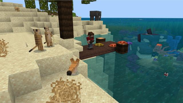 Screenshot of the Minecraft Bedrock Marketplace product Wilderness Add-On created by Lifeboat.