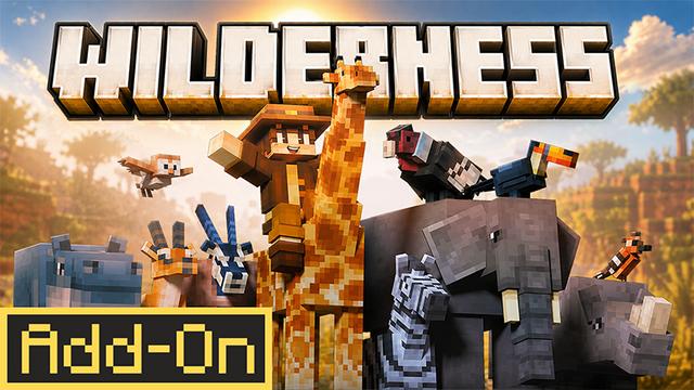 Thumbnail of the Minecraft Bedrock Marketplace product Wilderness Add-On created by Lifeboat.