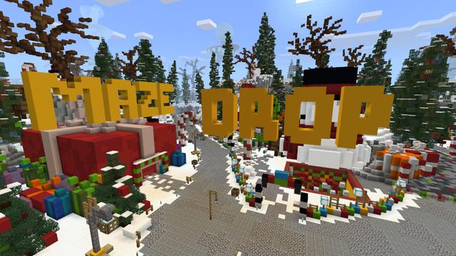 Screenshot of the Minecraft Bedrock Marketplace product Winter Festival created by Lifeboat.