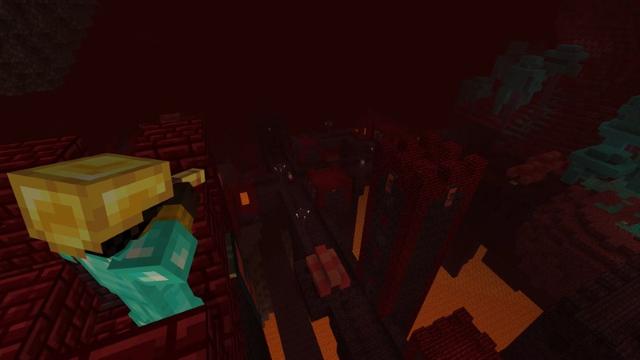 Screenshot of the Minecraft Bedrock Marketplace product World's Largest Nether Village created by Lifeboat.