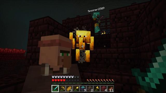 Screenshot of the Minecraft Bedrock Marketplace product World's Largest Nether Village created by Lifeboat.