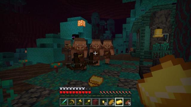 Screenshot of the Minecraft Bedrock Marketplace product World's Largest Nether Village created by Lifeboat.