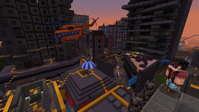 Screenshot of the Minecraft Bedrock Marketplace product Zombie Parkour created by Lifeboat.