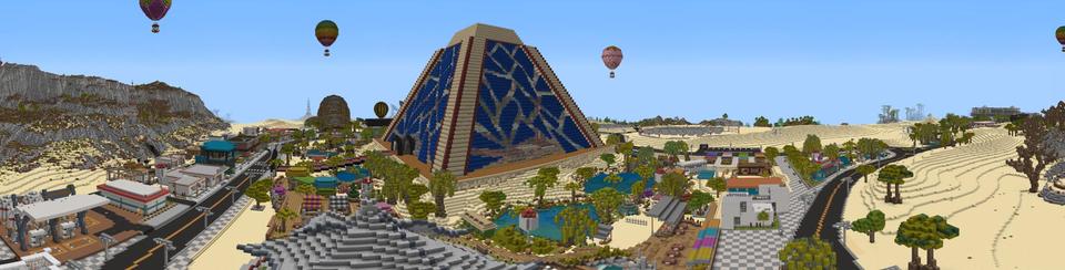 Panorama of the Minecraft Bedrock Marketplace product CARS! created by LinsCraft.