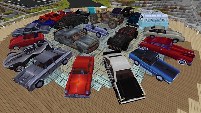 Screenshot of the Minecraft Bedrock Marketplace product CARS! created by LinsCraft.