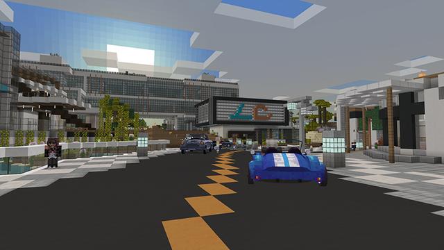 Screenshot of the Minecraft Bedrock Marketplace product CARS! created by LinsCraft.