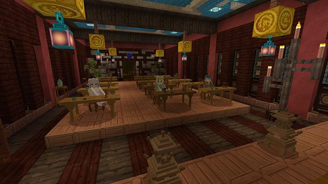 Screenshot of the Minecraft Bedrock Marketplace product Chinese Garden Mash-up created by LinsCraft.