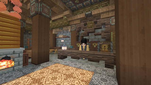 Screenshot of the Minecraft Bedrock Marketplace product Chinese Water Town Mash-up created by LinsCraft.