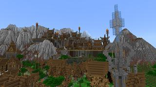 Screenshot of the Minecraft Bedrock Marketplace product City of Silva created by LinsCraft.