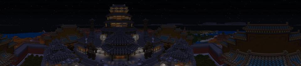 Panorama of the Minecraft Bedrock Marketplace product Kylin City created by LinsCraft.