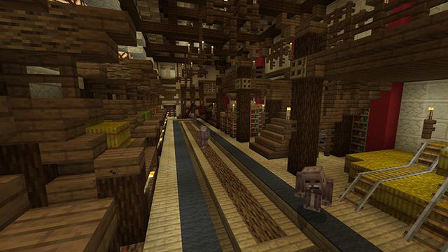 Screenshot of the Minecraft Bedrock Marketplace product Kylin City created by LinsCraft.