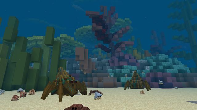 Screenshot of the Minecraft Bedrock Marketplace product Ocean created by LinsCraft.
