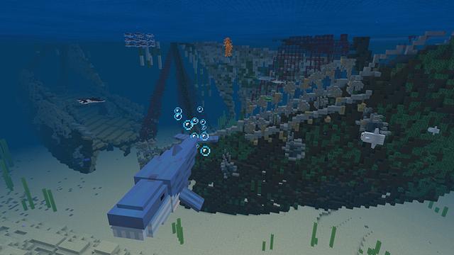 Screenshot of the Minecraft Bedrock Marketplace product Ocean created by LinsCraft.